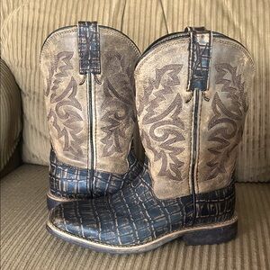 Twisted X Kids Boots in Brown and Black